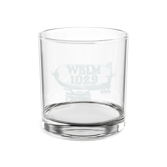 WBLM 102.9 Logo Whiskey Glass, 10.5oz (Engraved)