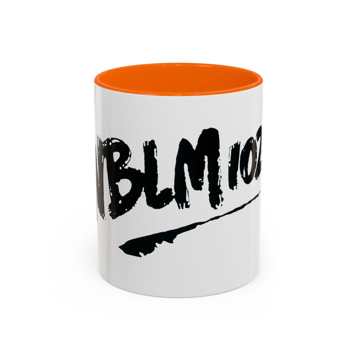 WBLM 102.9 Black Scrawl Logo Ceramic Coffee Mug