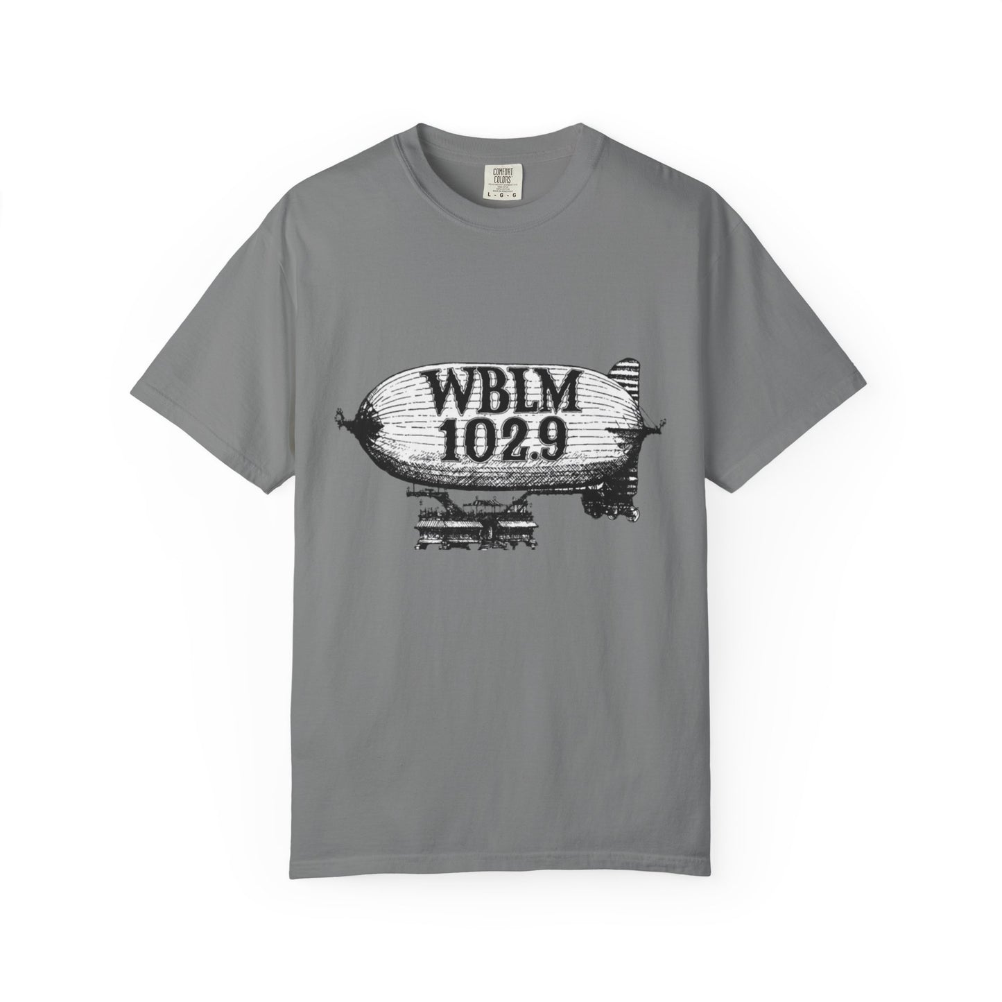 WBLM 102.9 Blimp T-Shirt — Vintage Radio Station Tee