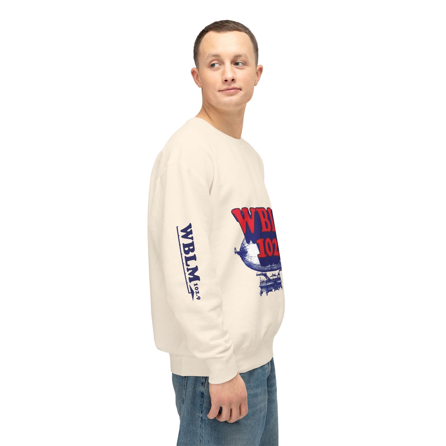 WBLM 102.9 Retro Logo Crewneck Sweatshirt