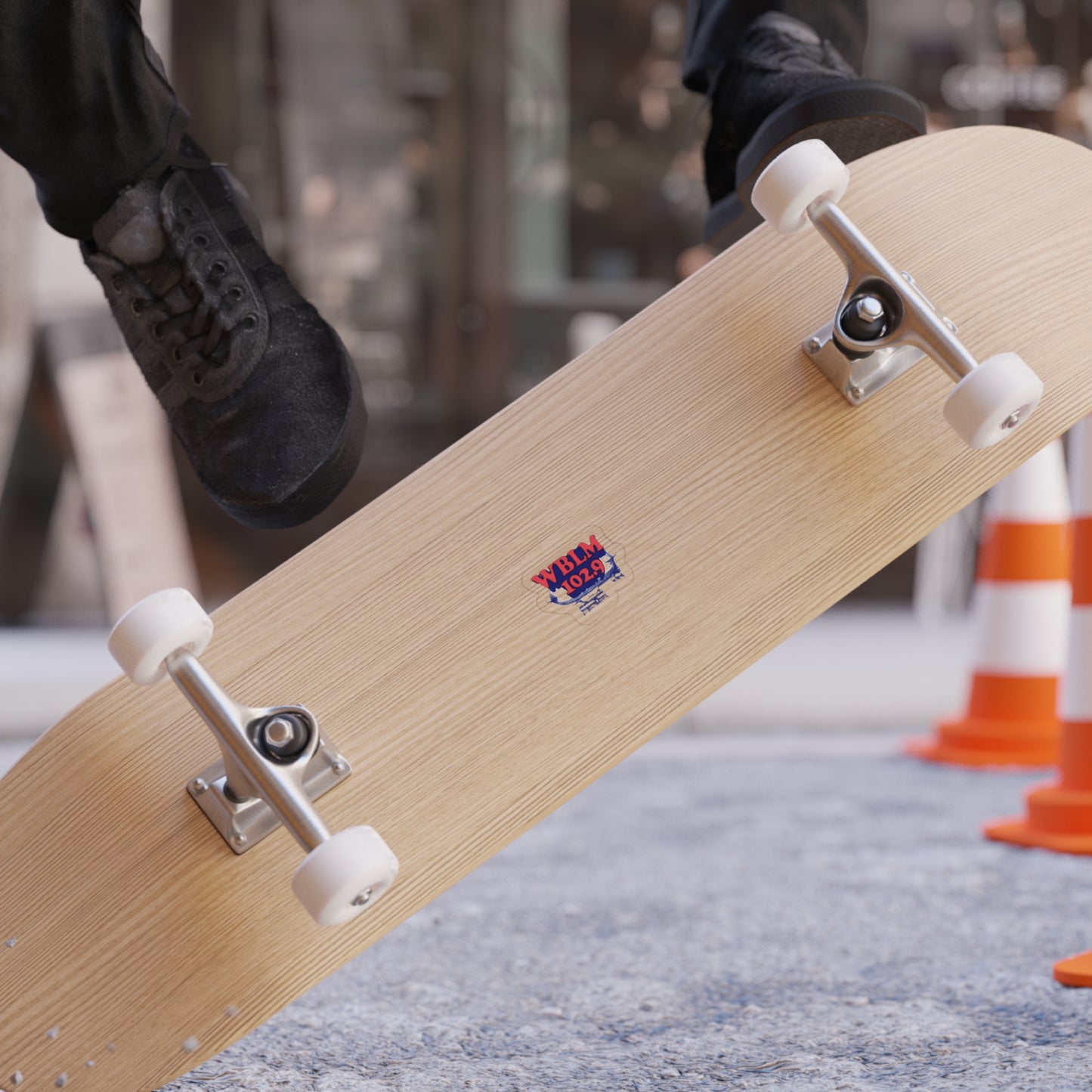 WBLM 102.9 Transparent Outdoor Stickers,  1pcs