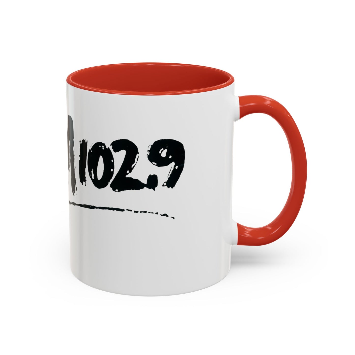 WBLM 102.9 Black Scrawl Logo Ceramic Coffee Mug