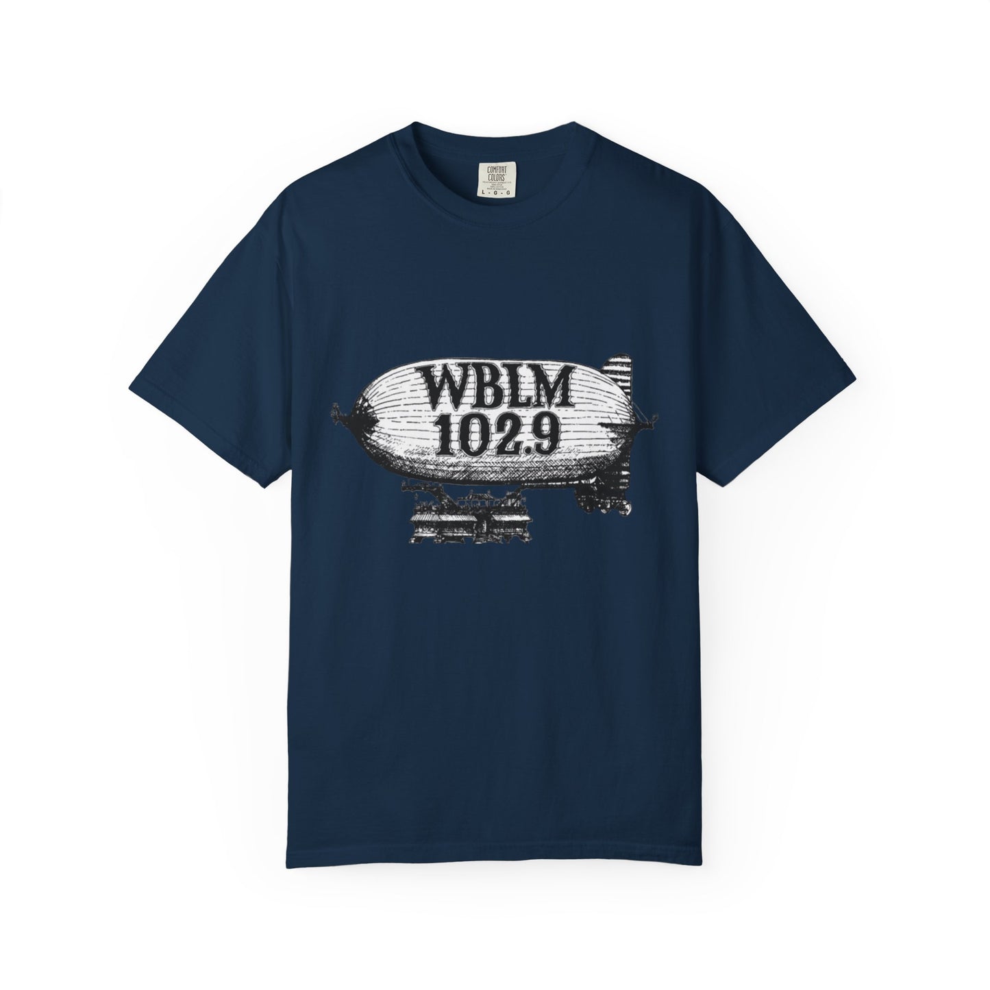 WBLM 102.9 Blimp T-Shirt — Vintage Radio Station Tee
