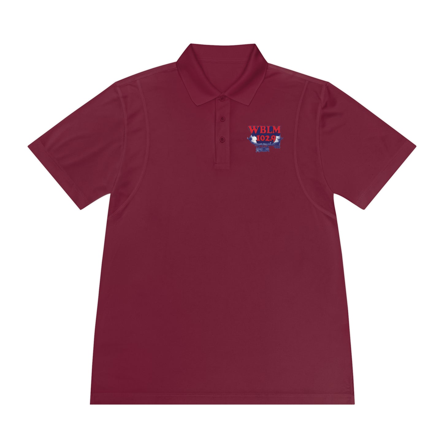 WBLM 102.9 Men's Sport Polo Shirt