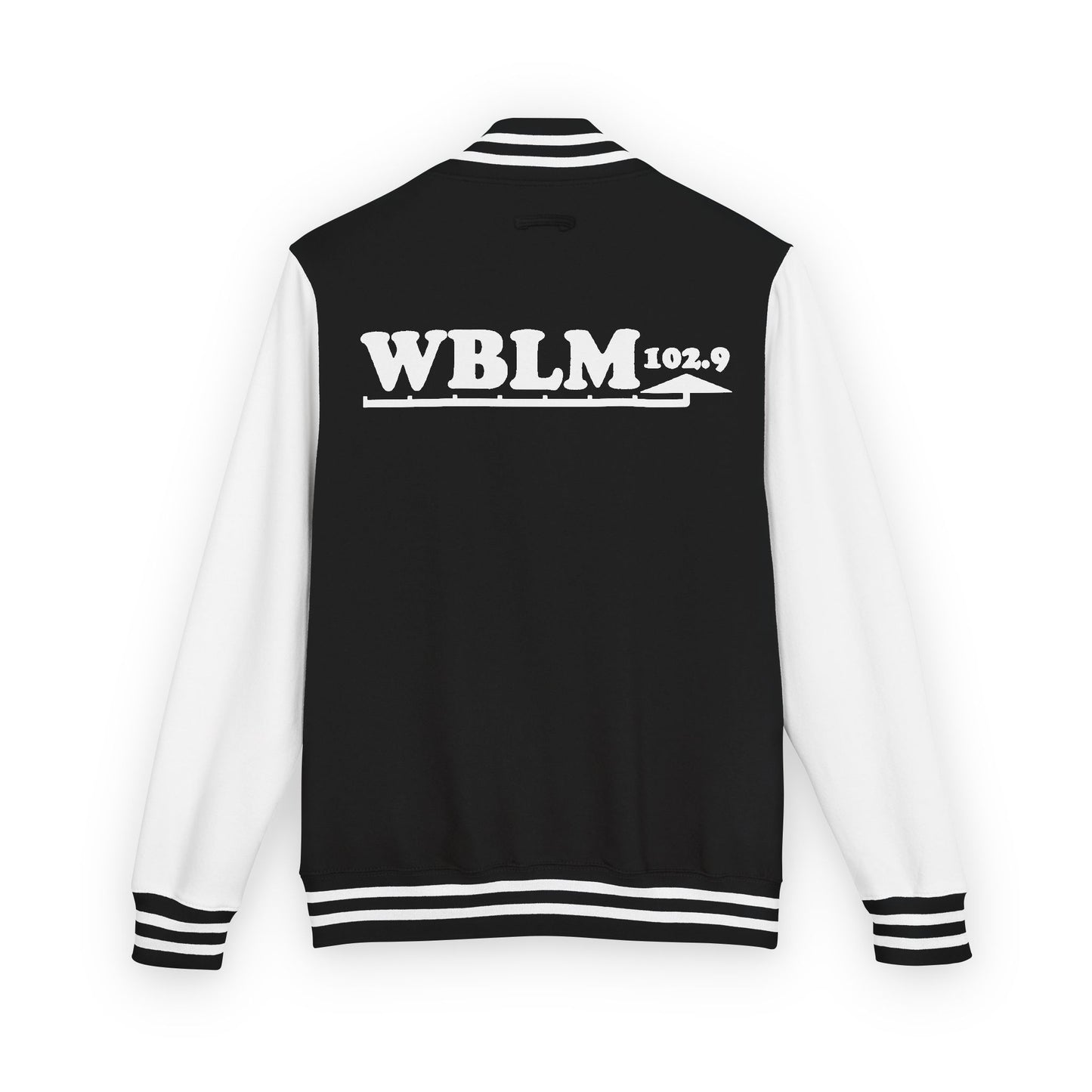 WBLM 102.9 Letterman Jacket - Retro Radio Logo Varsity Coat