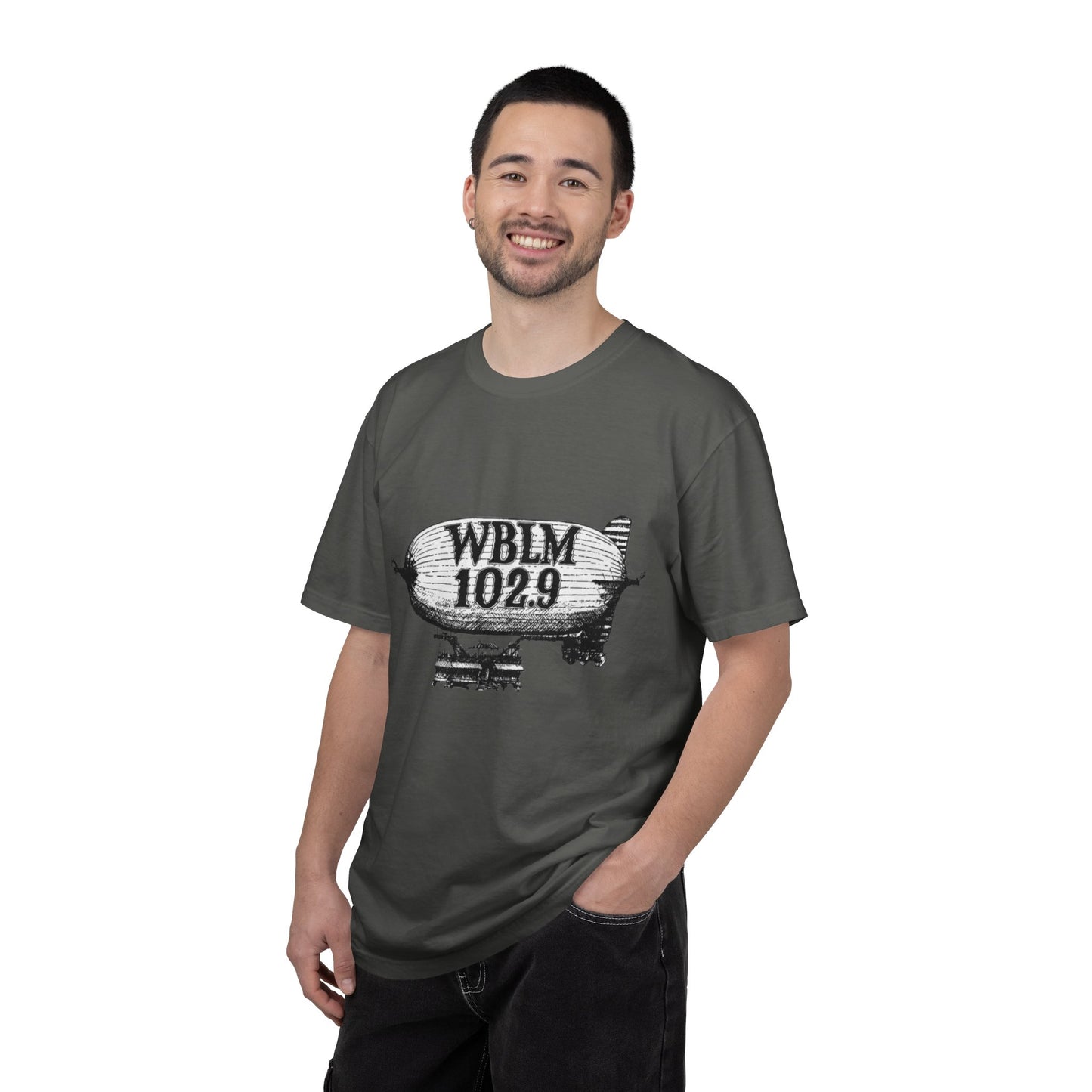 WBLM 102.9 Blimp T-Shirt — Vintage Radio Station Tee