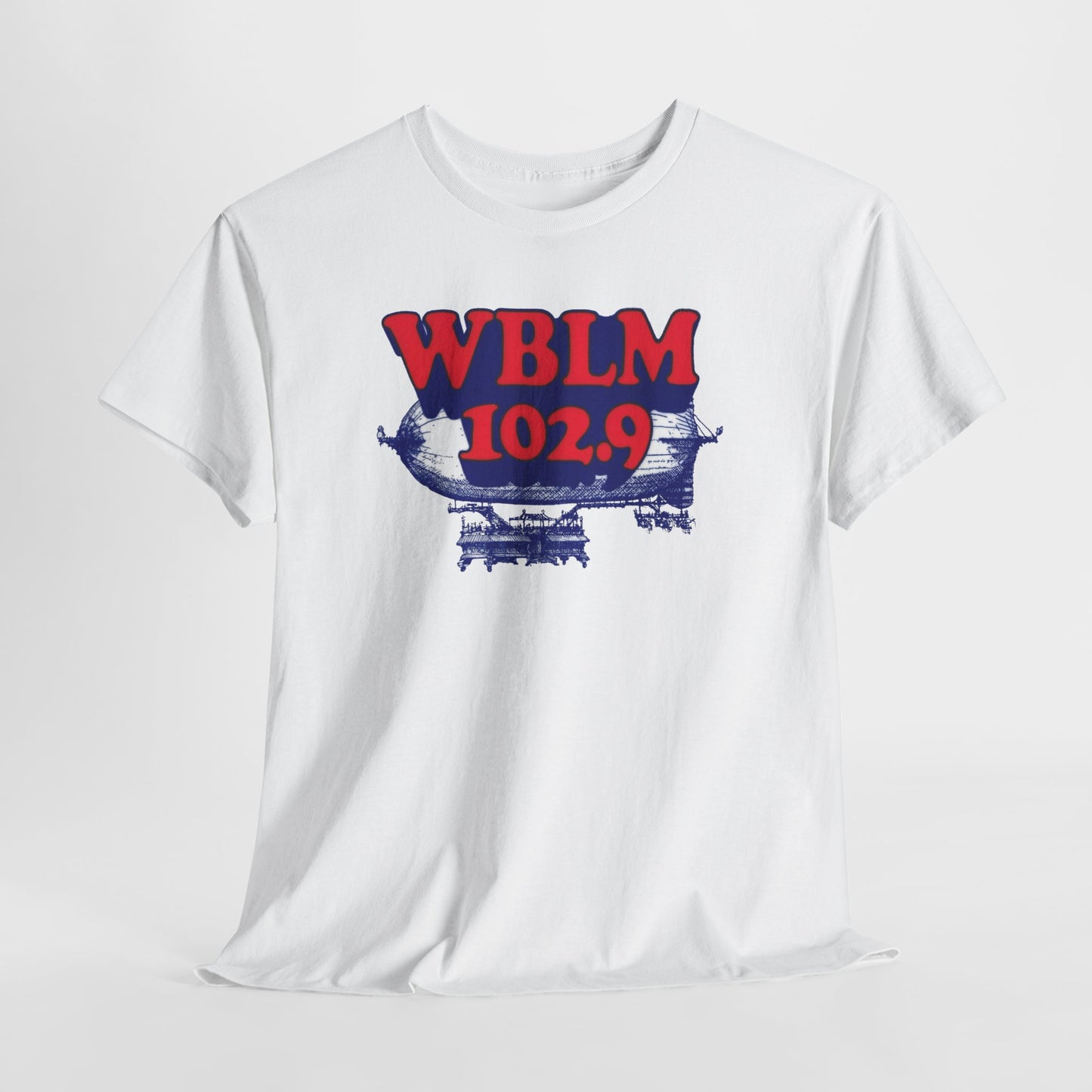 Vintage WBLM Radio Station T-Shirt, Retro Music Tee