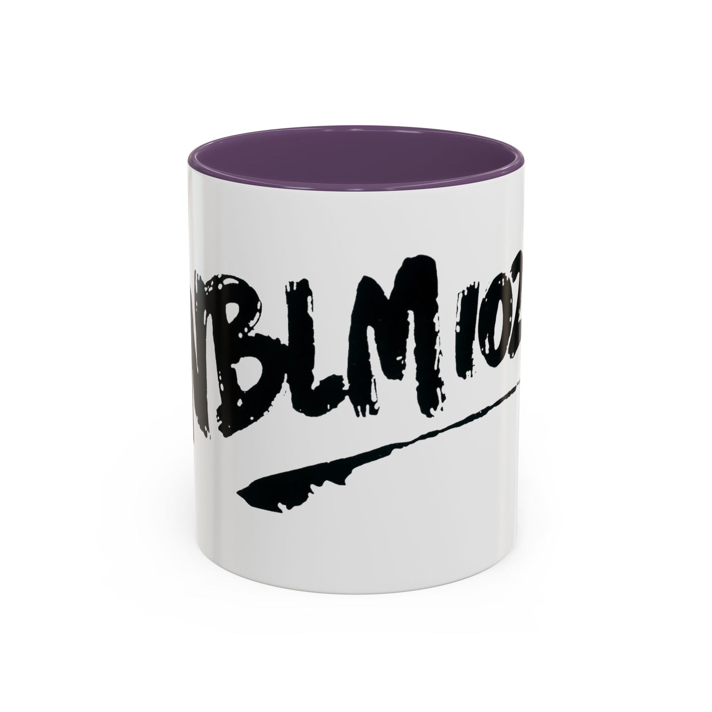 WBLM 102.9 Black Scrawl Logo Ceramic Coffee Mug