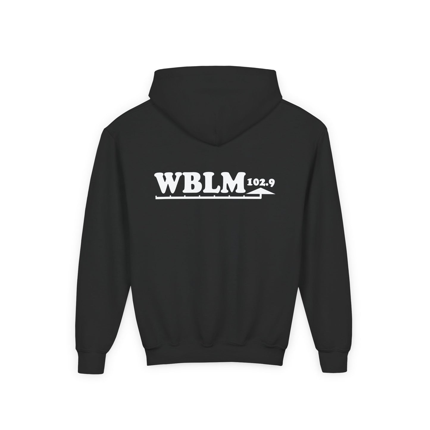 WBLM 102.9 Youth Hoodie — Classic Radio Station Logo Pullover