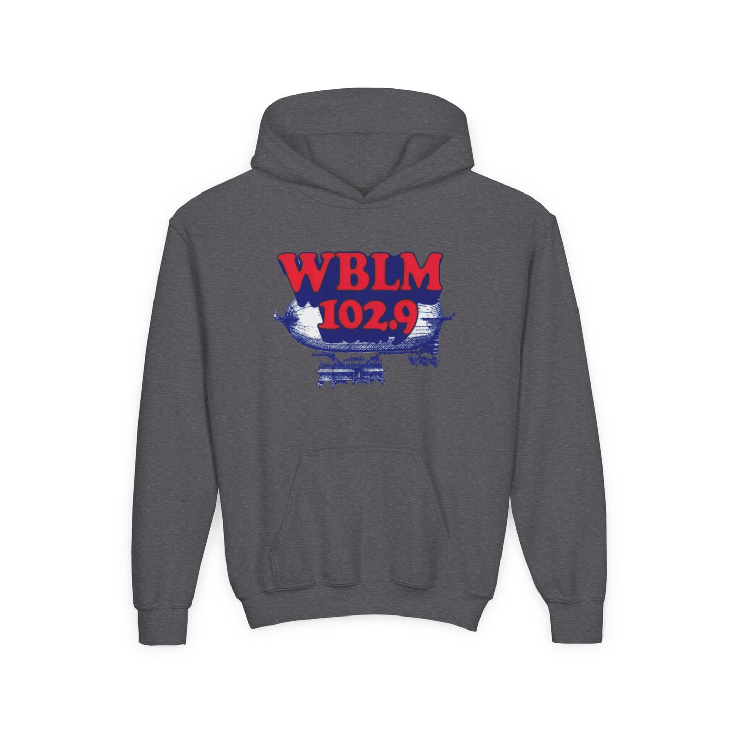 WBLM 102.9 Youth Hoodie — Classic Radio Station Logo Pullover