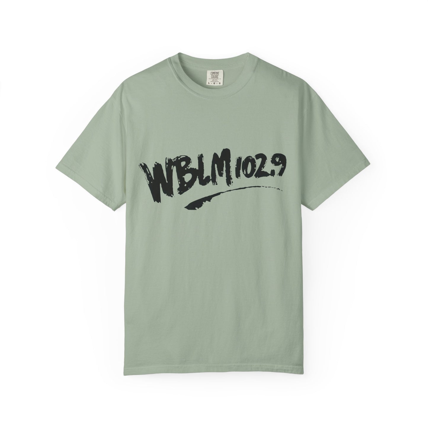 WBLM 102.9 Retro Scrawl Logo Soft Colors T-Shirt