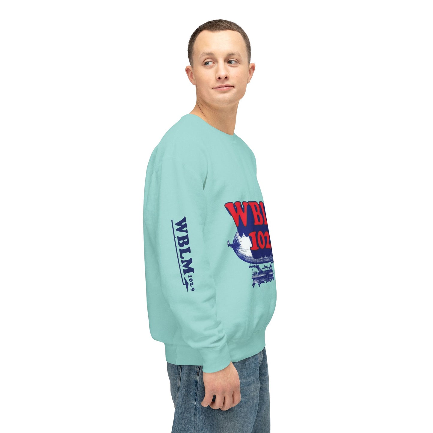 WBLM 102.9 Retro Logo Crewneck Sweatshirt