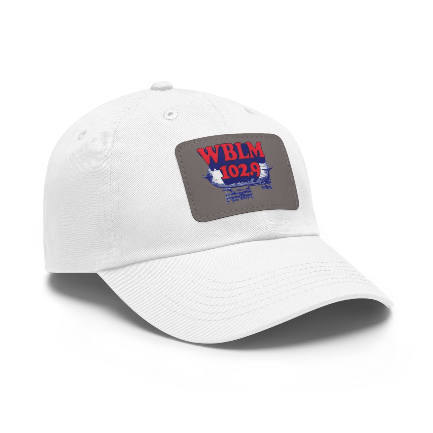 Dad Hat with WBLM Logo Leather Patch