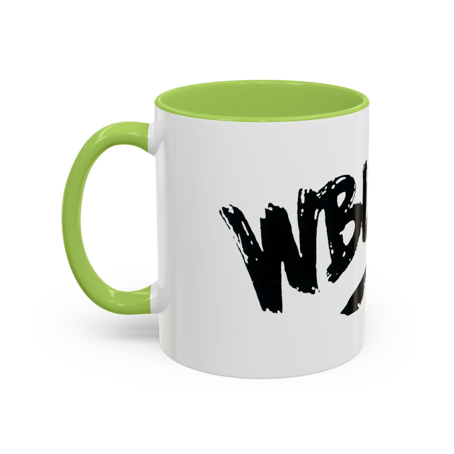 WBLM 102.9 Black Scrawl Logo Ceramic Coffee Mug