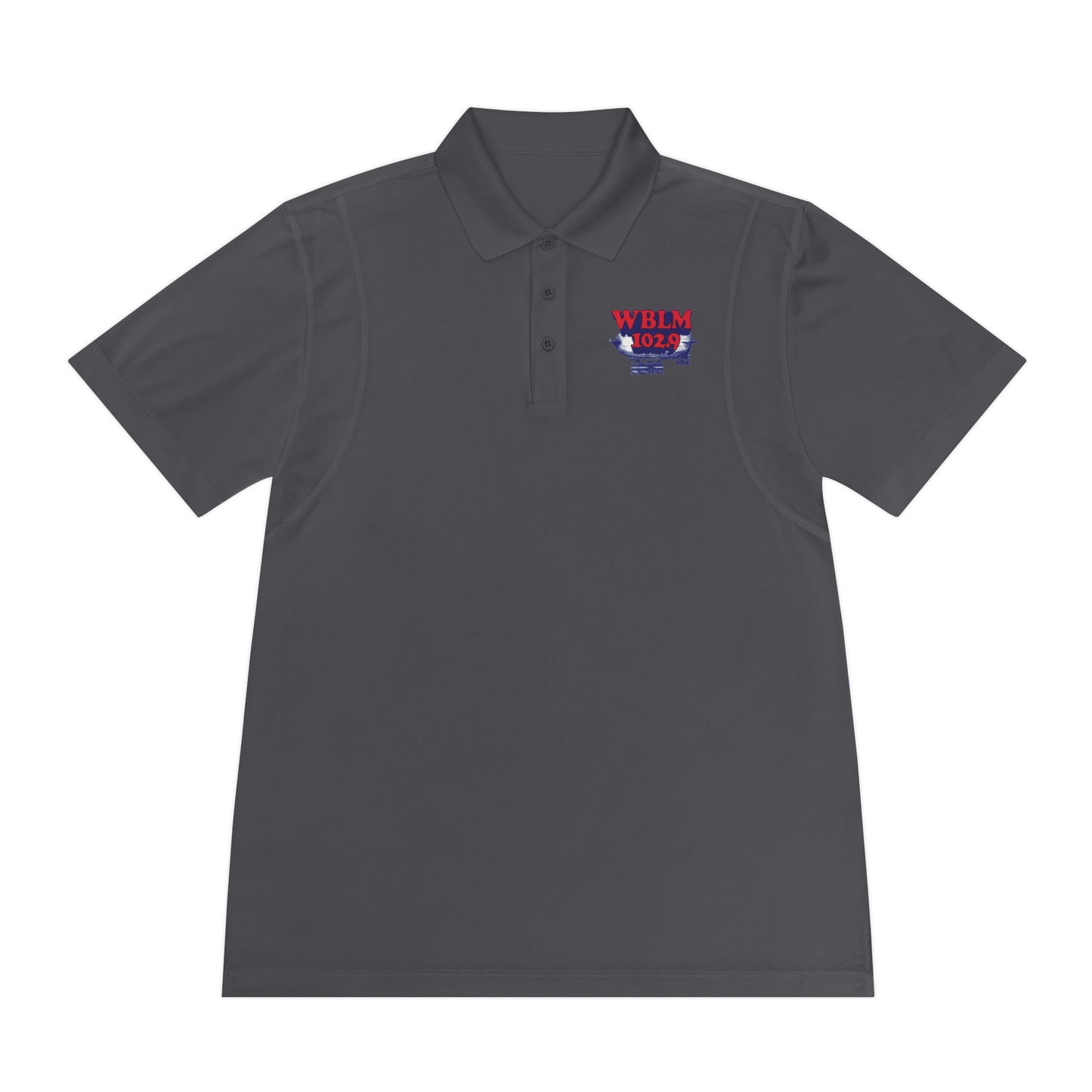 WBLM 102.9 Men's Sport Polo Shirt