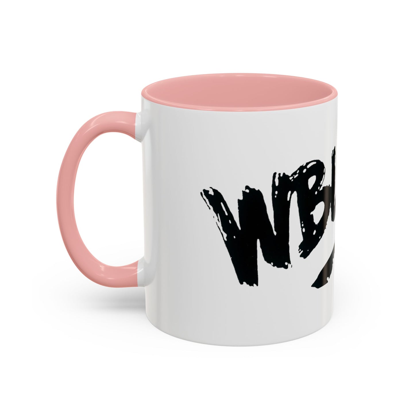 WBLM 102.9 Black Scrawl Logo Ceramic Coffee Mug