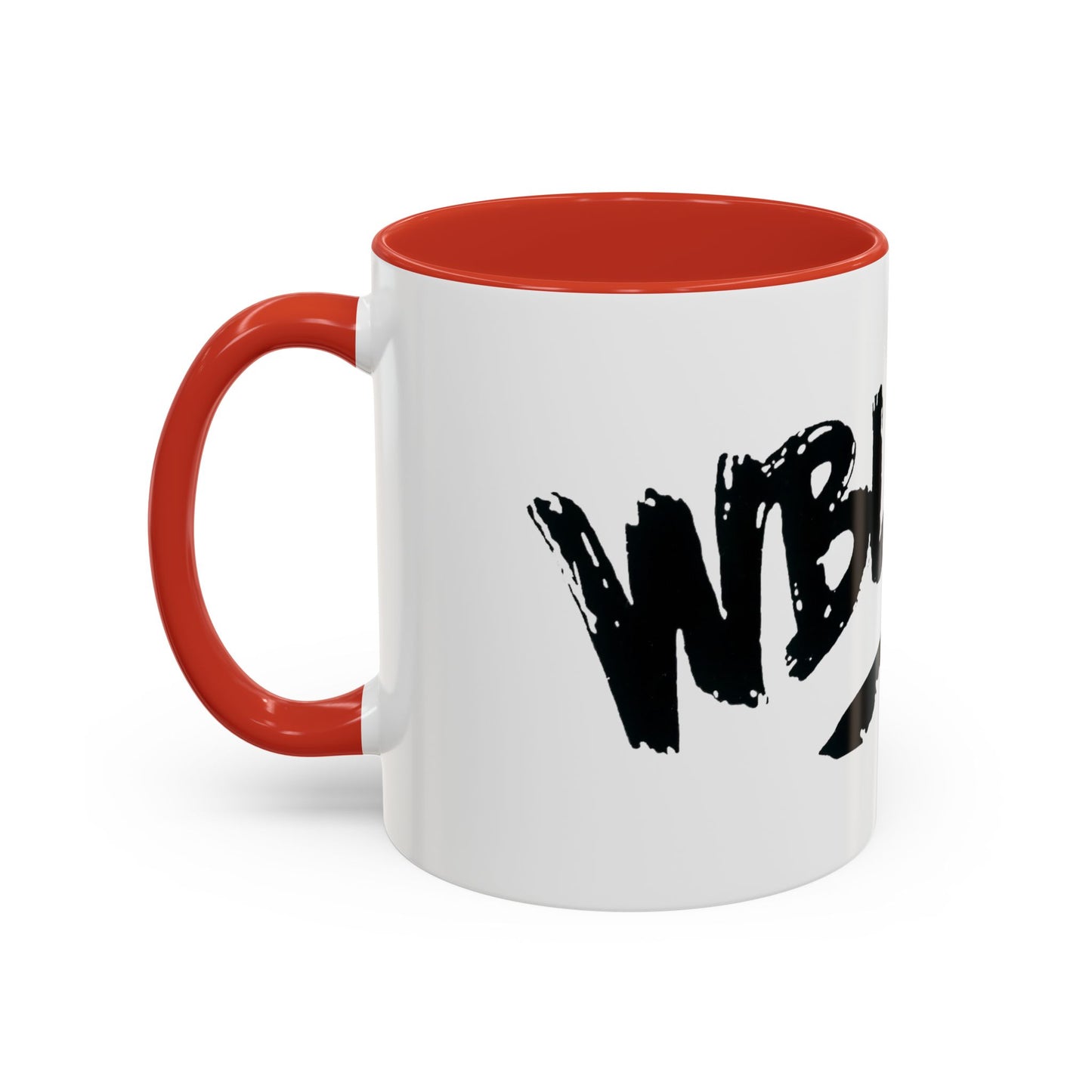 WBLM 102.9 Black Scrawl Logo Ceramic Coffee Mug