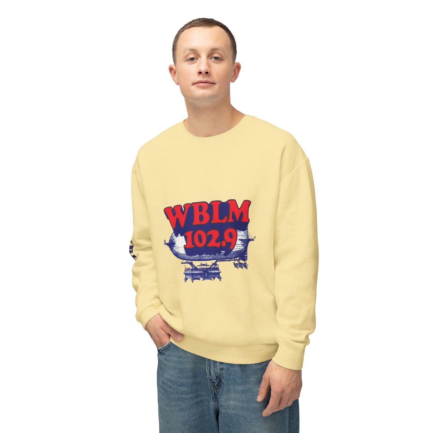 WBLM 102.9 Retro Logo Crewneck Sweatshirt