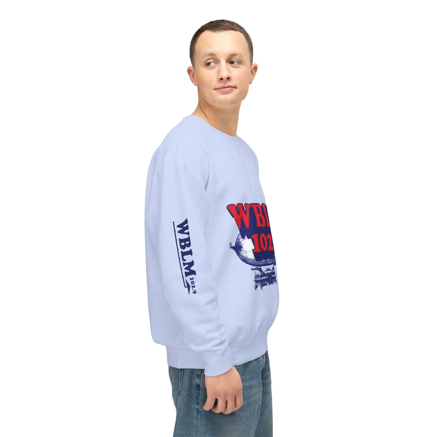 WBLM 102.9 Retro Logo Crewneck Sweatshirt