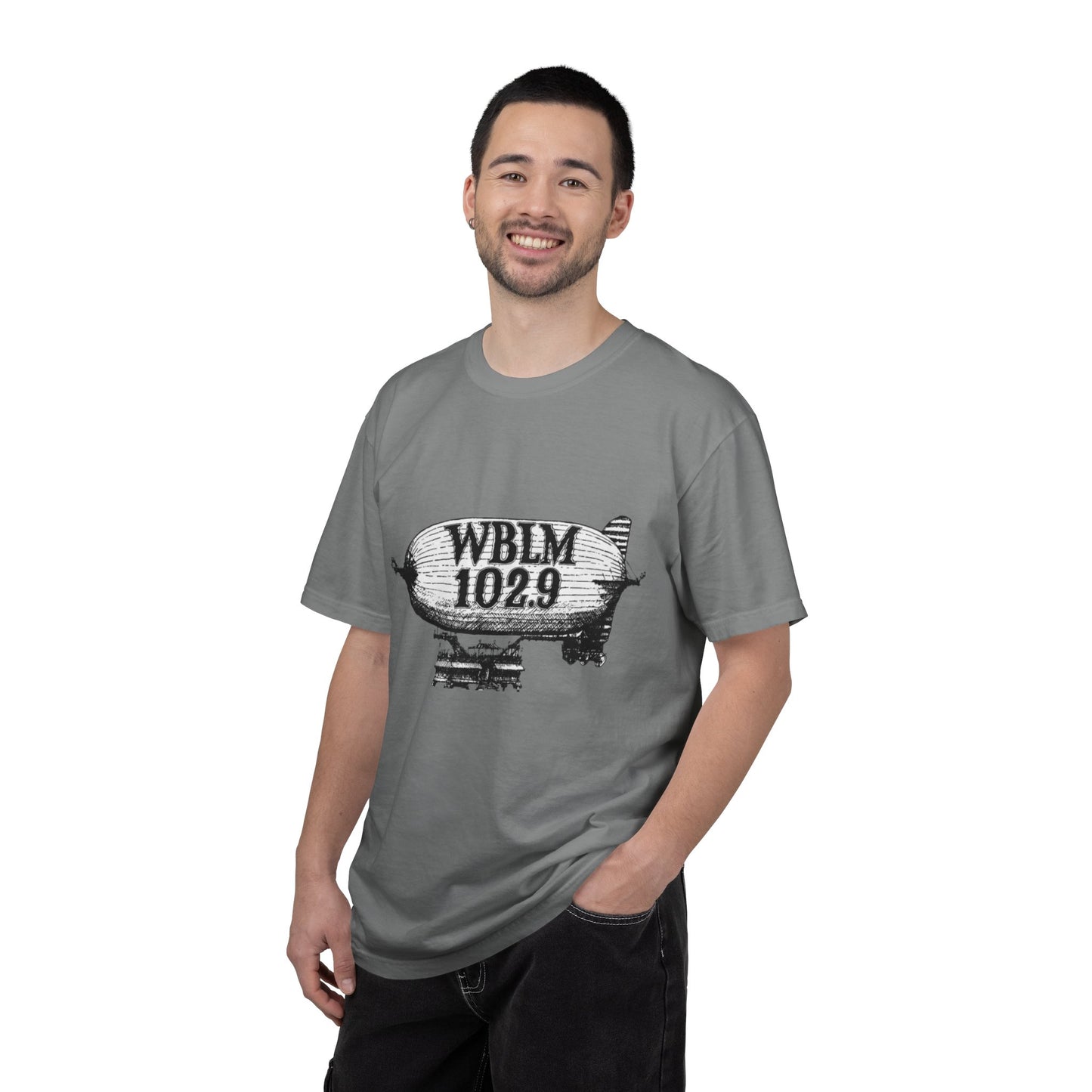 WBLM 102.9 Blimp T-Shirt — Vintage Radio Station Tee