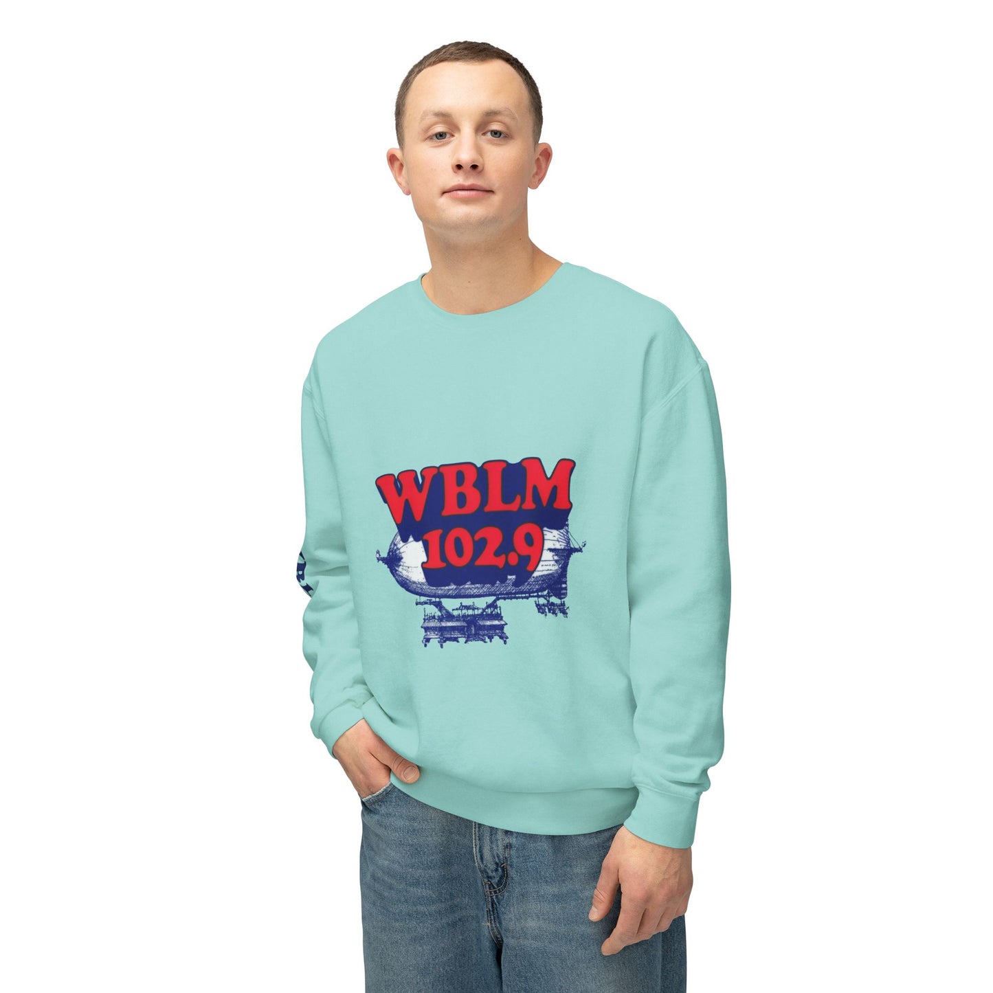 WBLM 102.9 Retro Logo Crewneck Sweatshirt