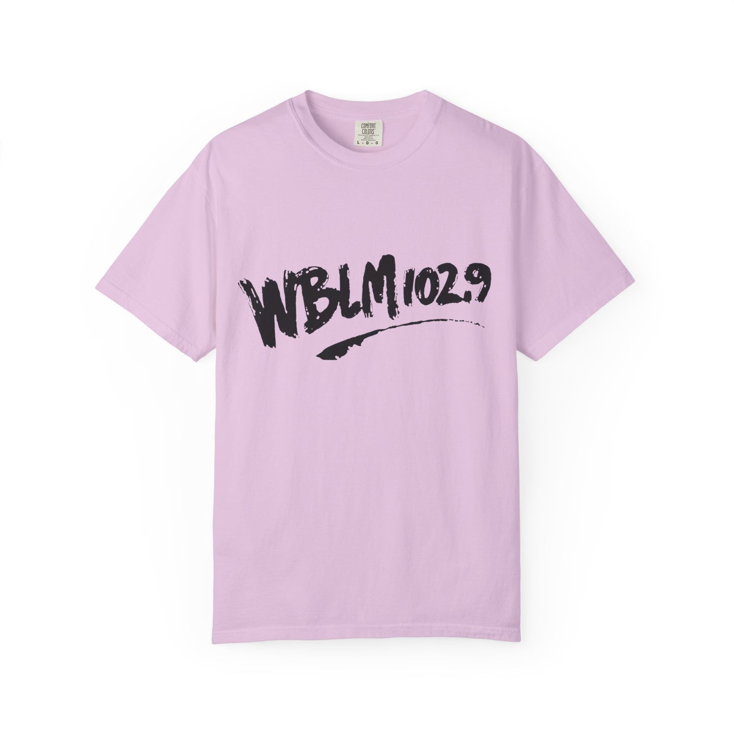 WBLM 102.9 Retro Scrawl Logo Soft Colors T-Shirt