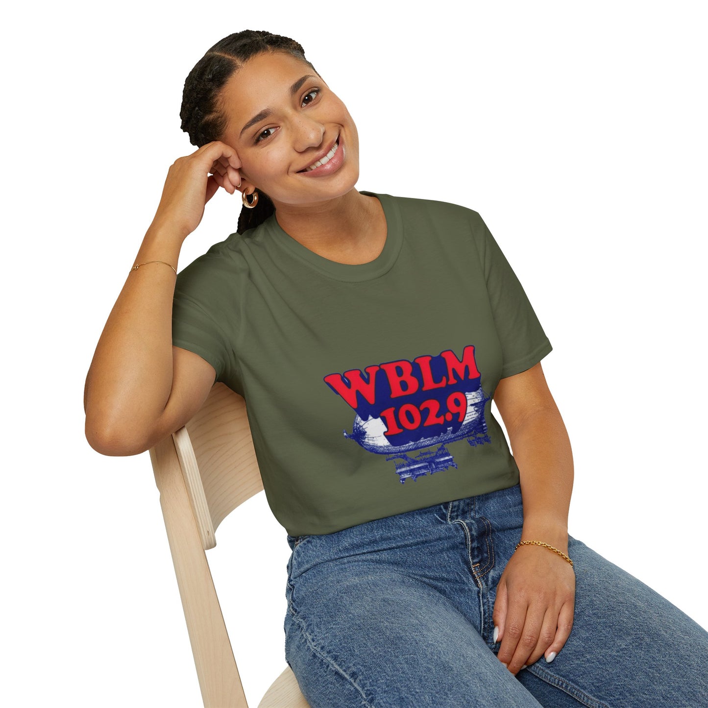 WBLM 102.9 Retro Radio Logo T-Shirt