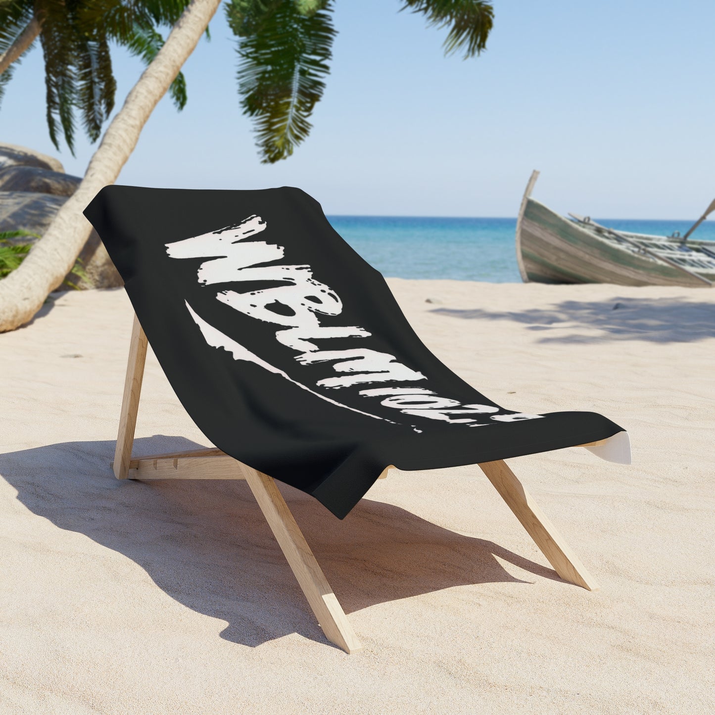 WBLM 102.9 Scrawl Logo Beach Towel