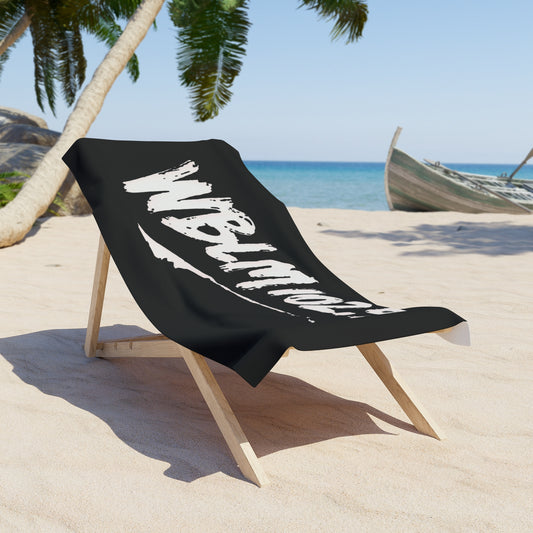 WBLM 102.9 Scrawl Logo Beach Towel