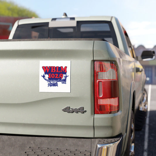 Retro Radio Station Car Magnets - WBLM 102.9