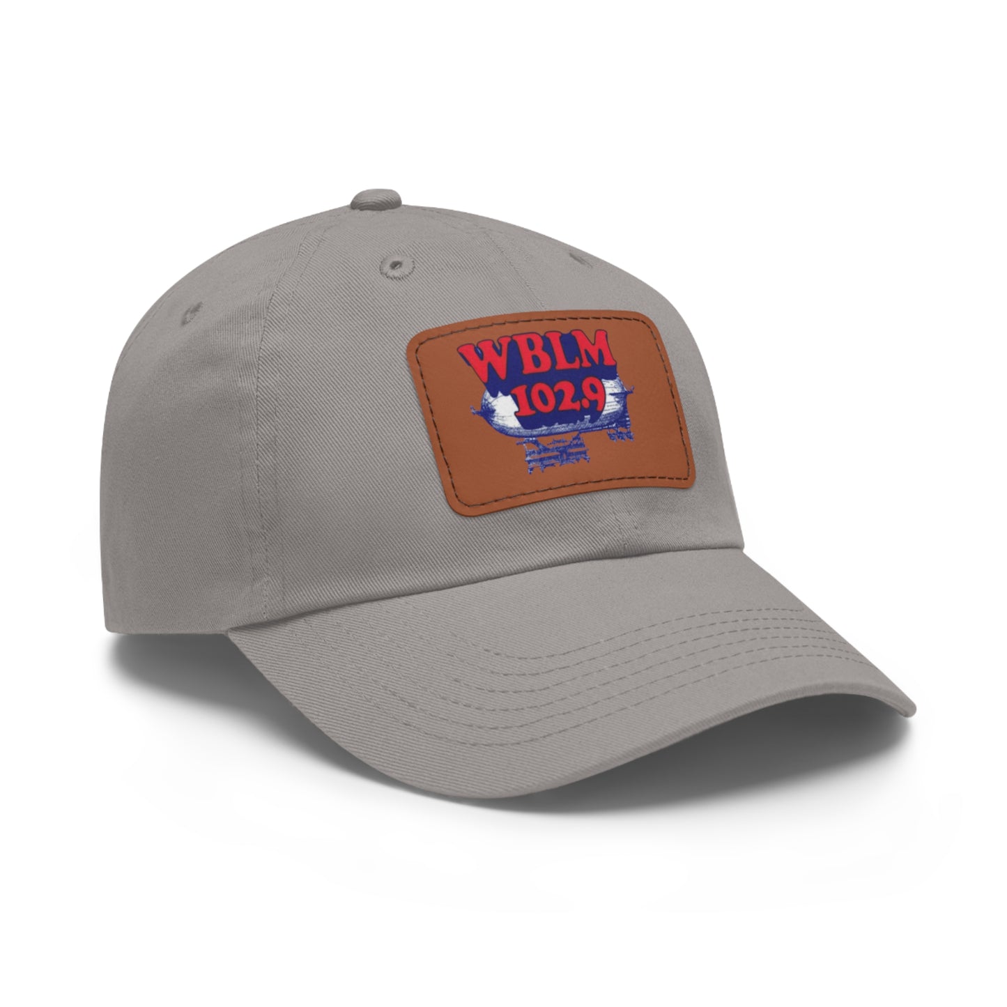 Dad Hat with WBLM Logo Leather Patch
