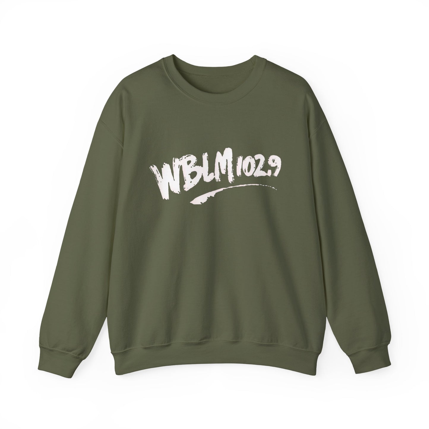 WBLM 102.9 Scrawl Logo Crewneck Sweatshirt