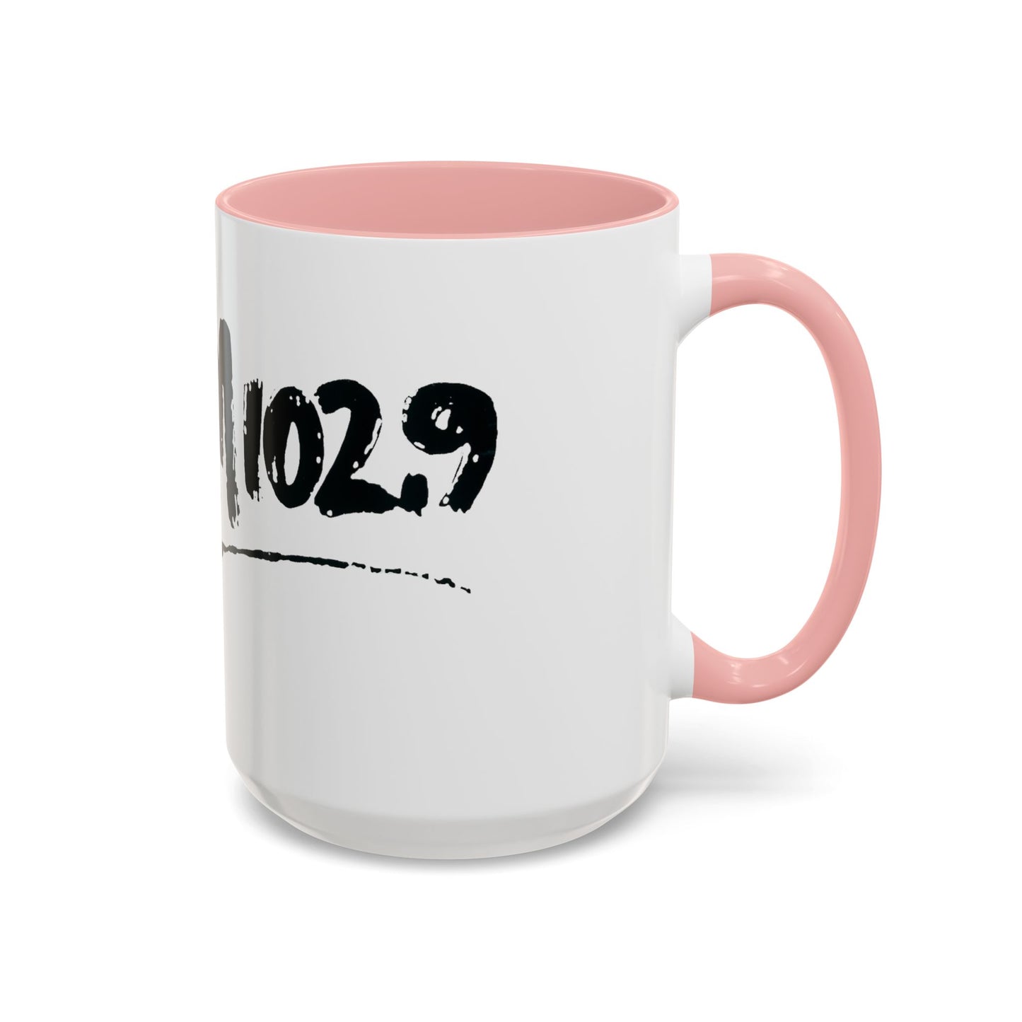 WBLM 102.9 Black Scrawl Logo Ceramic Coffee Mug