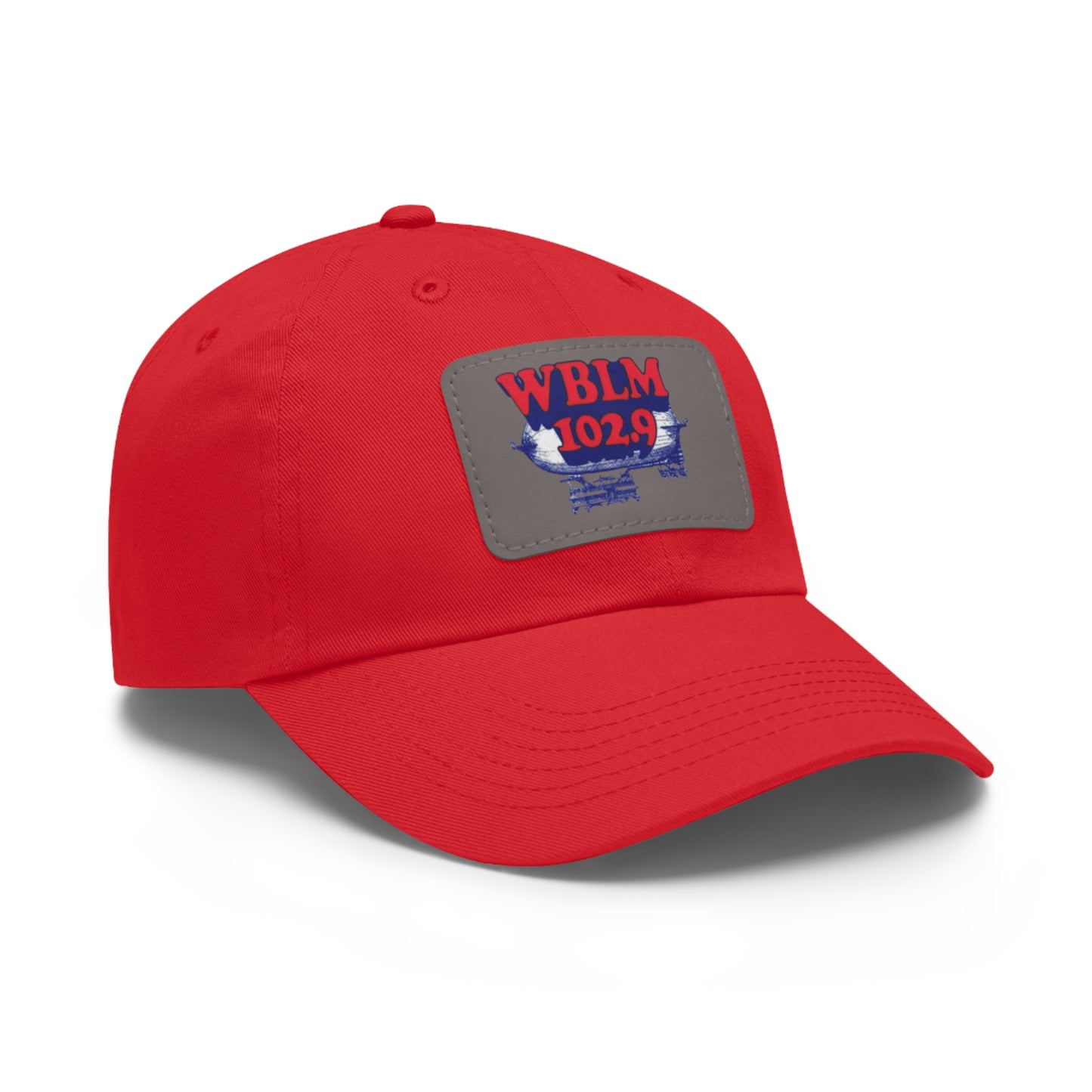 Dad Hat with WBLM Logo Leather Patch