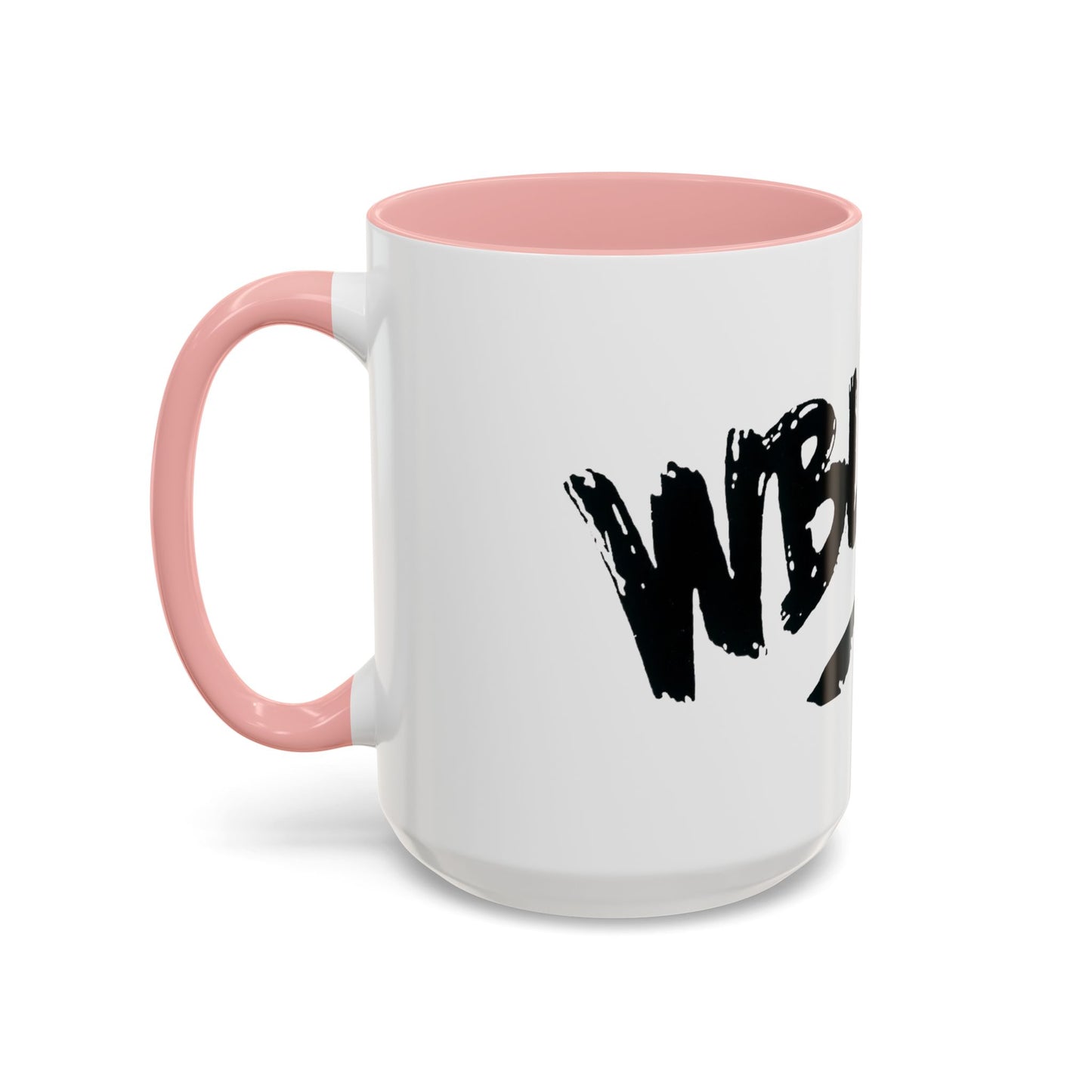 WBLM 102.9 Black Scrawl Logo Ceramic Coffee Mug