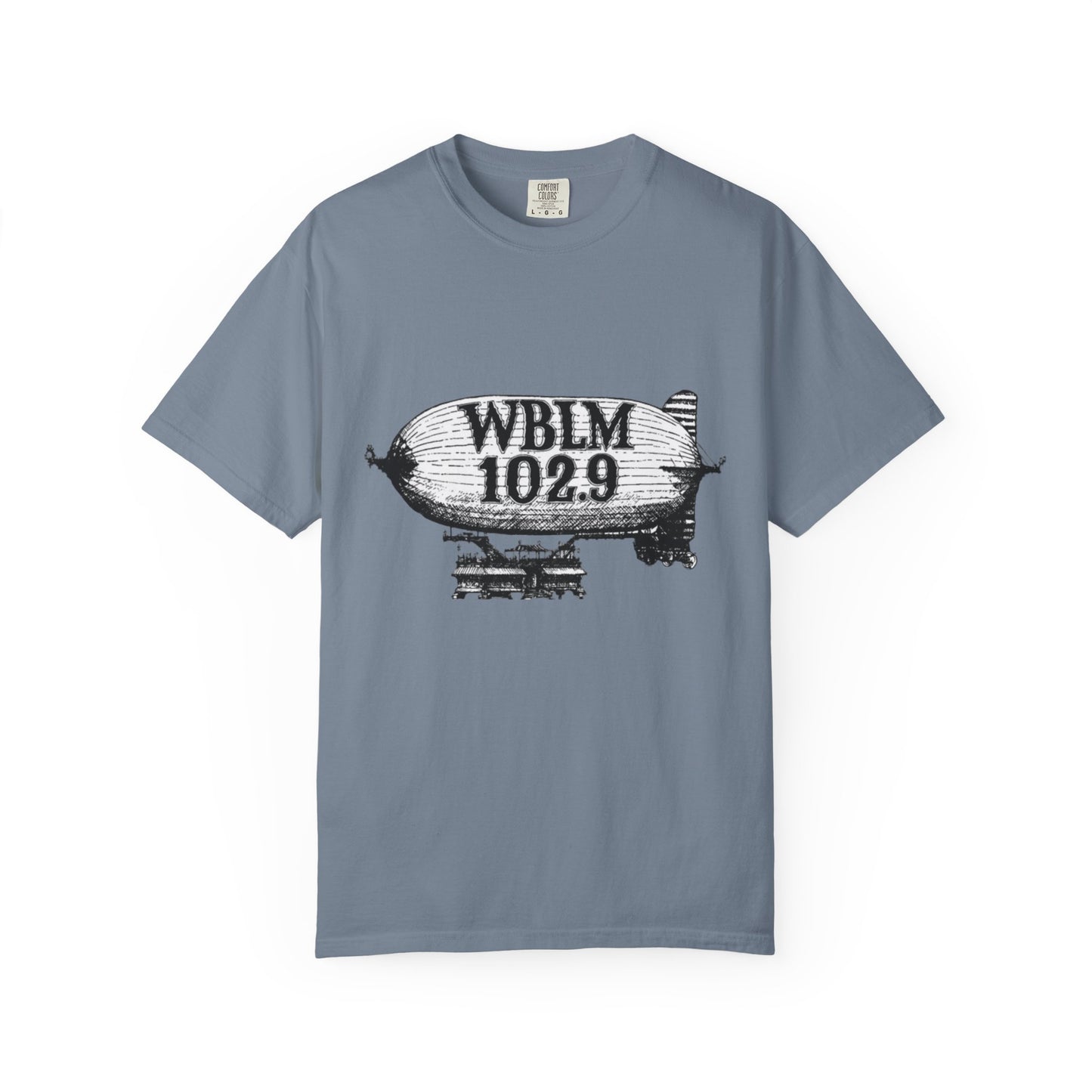 WBLM 102.9 Blimp T-Shirt — Vintage Radio Station Tee