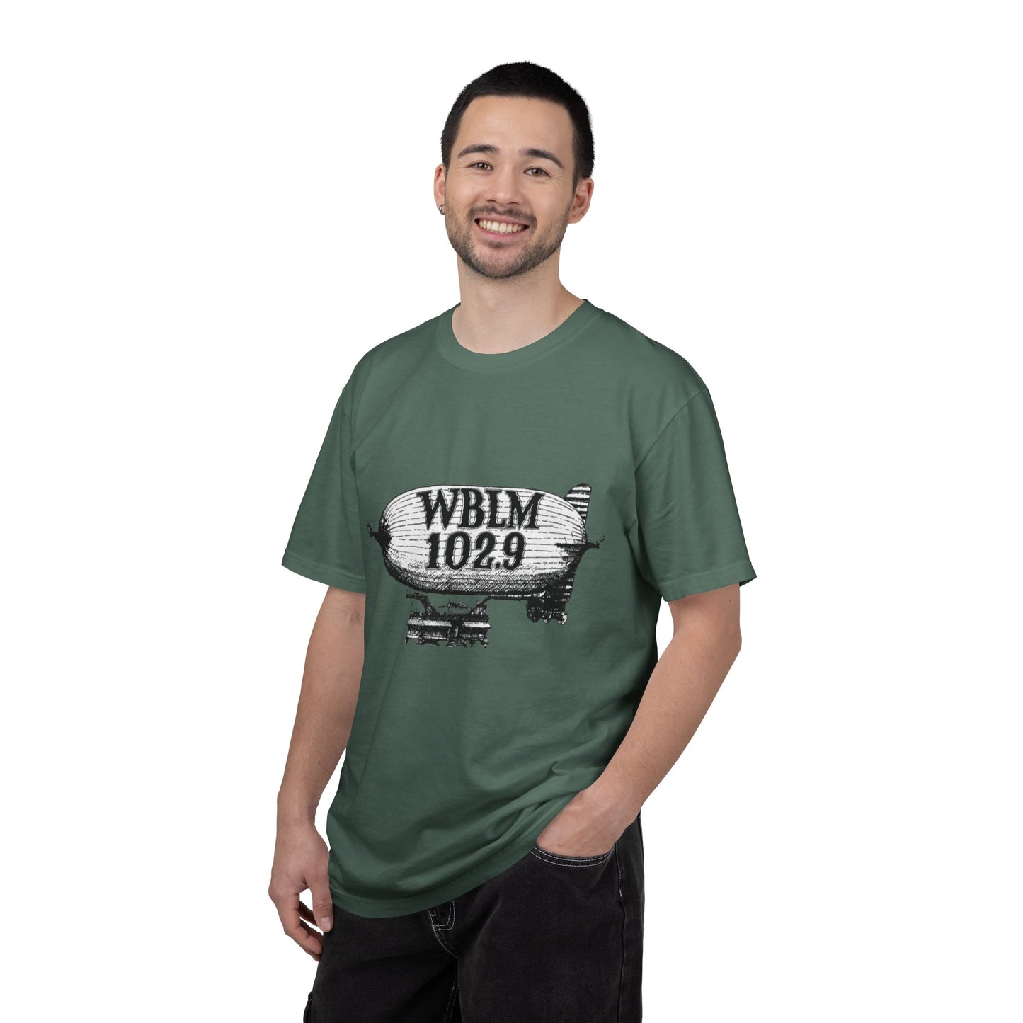 WBLM 102.9 Blimp T-Shirt — Vintage Radio Station Tee