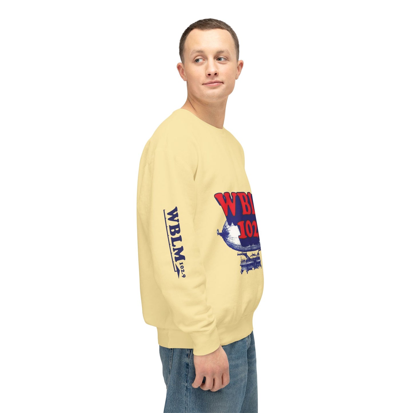 WBLM 102.9 Retro Logo Crewneck Sweatshirt