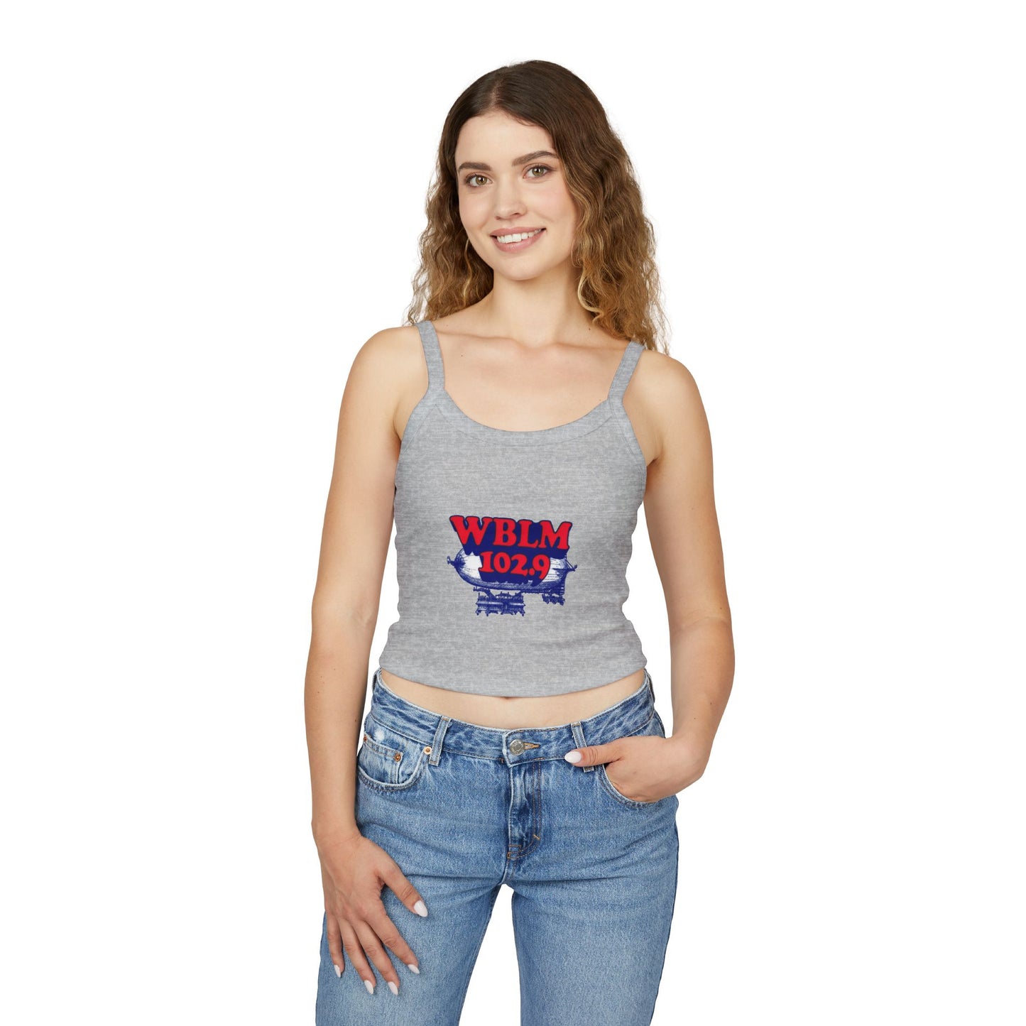 WBLM 102.9 Vintage Logo Crop Tank