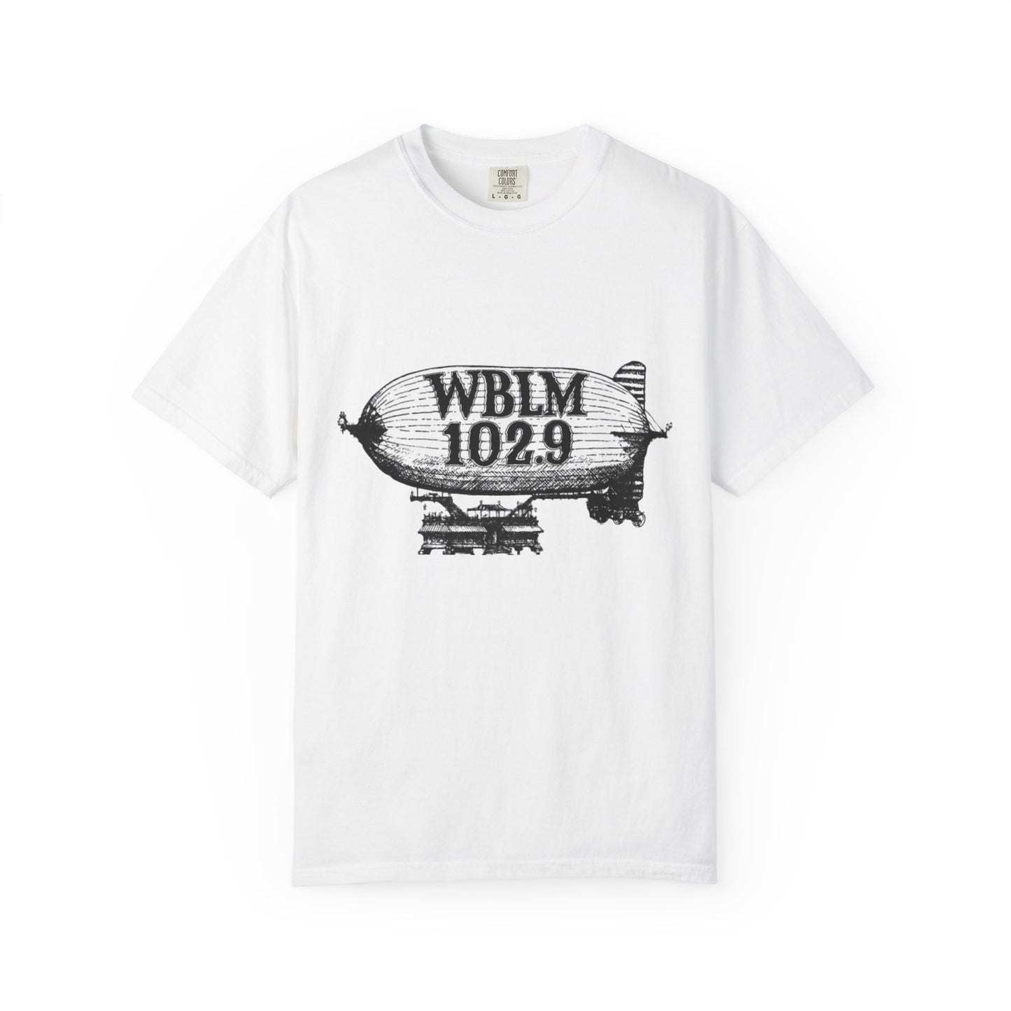WBLM 102.9 Blimp T-Shirt — Vintage Radio Station Tee
