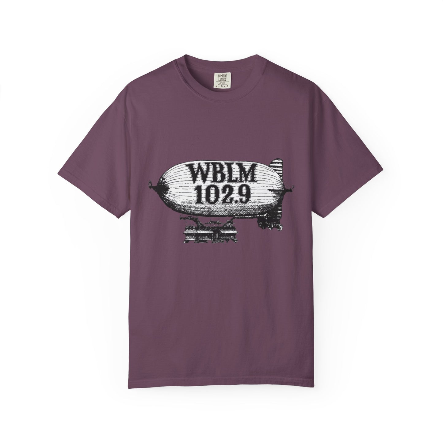 WBLM 102.9 Blimp T-Shirt — Vintage Radio Station Tee
