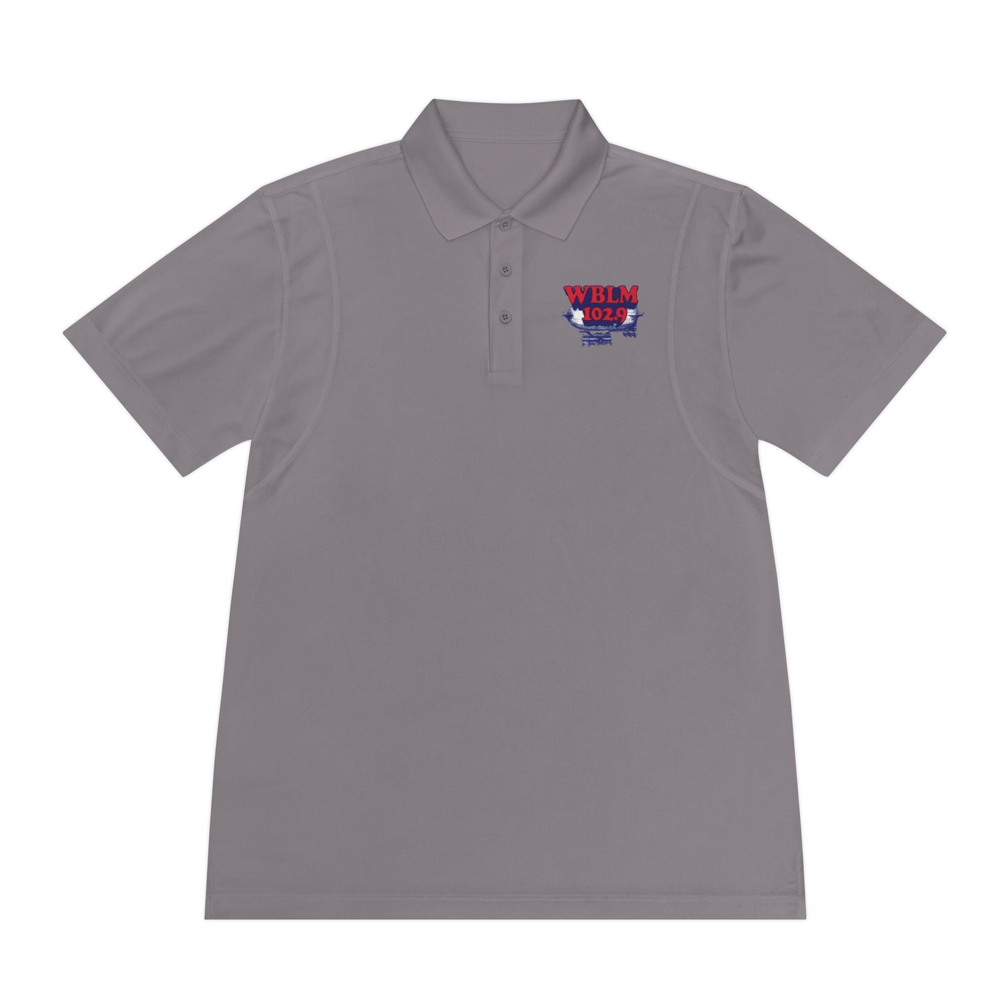WBLM 102.9 Men's Sport Polo Shirt