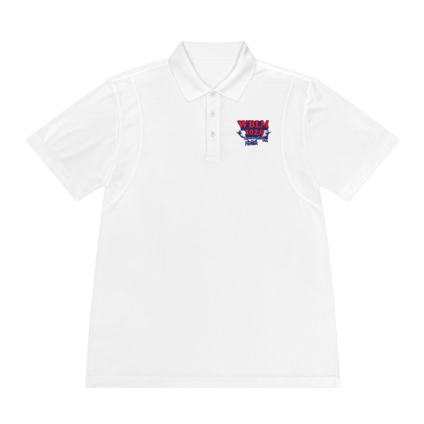 WBLM 102.9 Men's Sport Polo Shirt