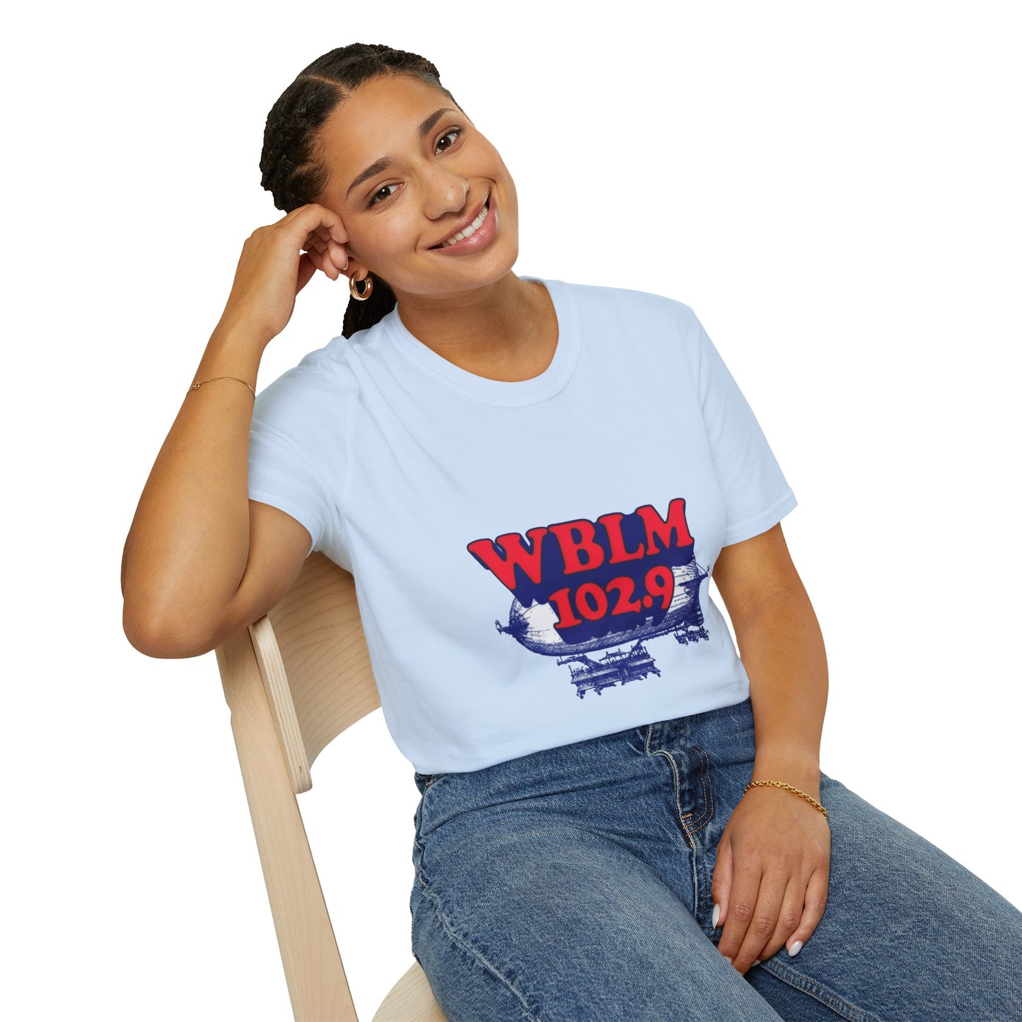 WBLM 102.9 Retro Radio Logo T-Shirt