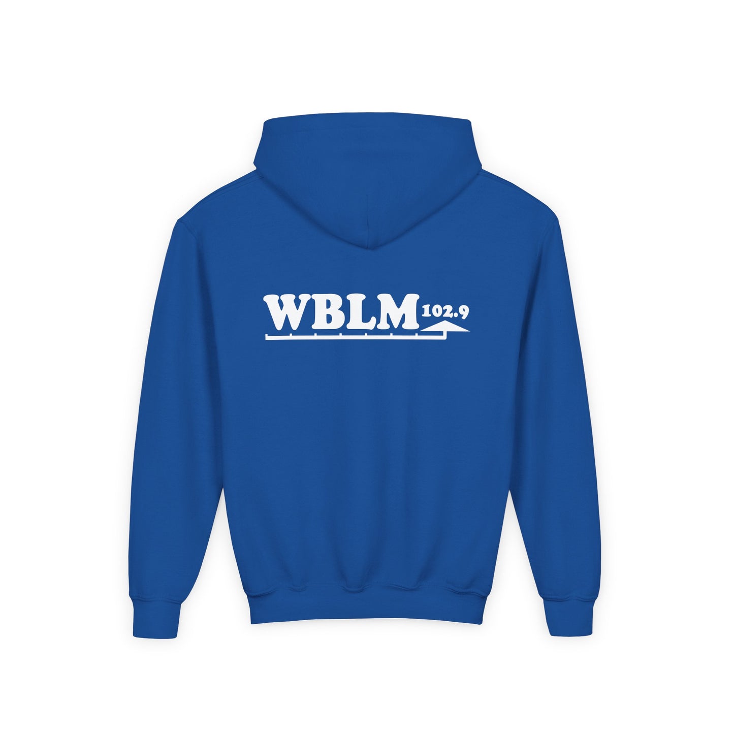 WBLM 102.9 Youth Hoodie — Classic Radio Station Logo Pullover