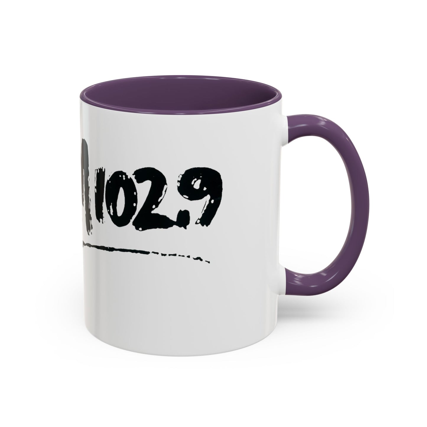 WBLM 102.9 Black Scrawl Logo Ceramic Coffee Mug