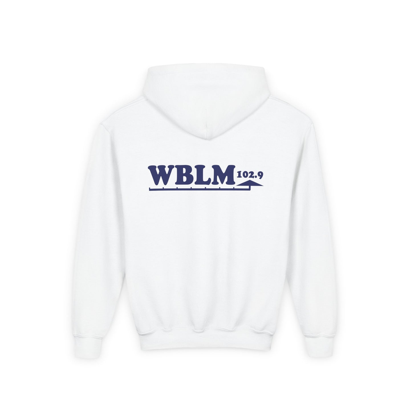 WBLM 102.9 Youth Hoodie — Classic Radio Station Logo Pullover