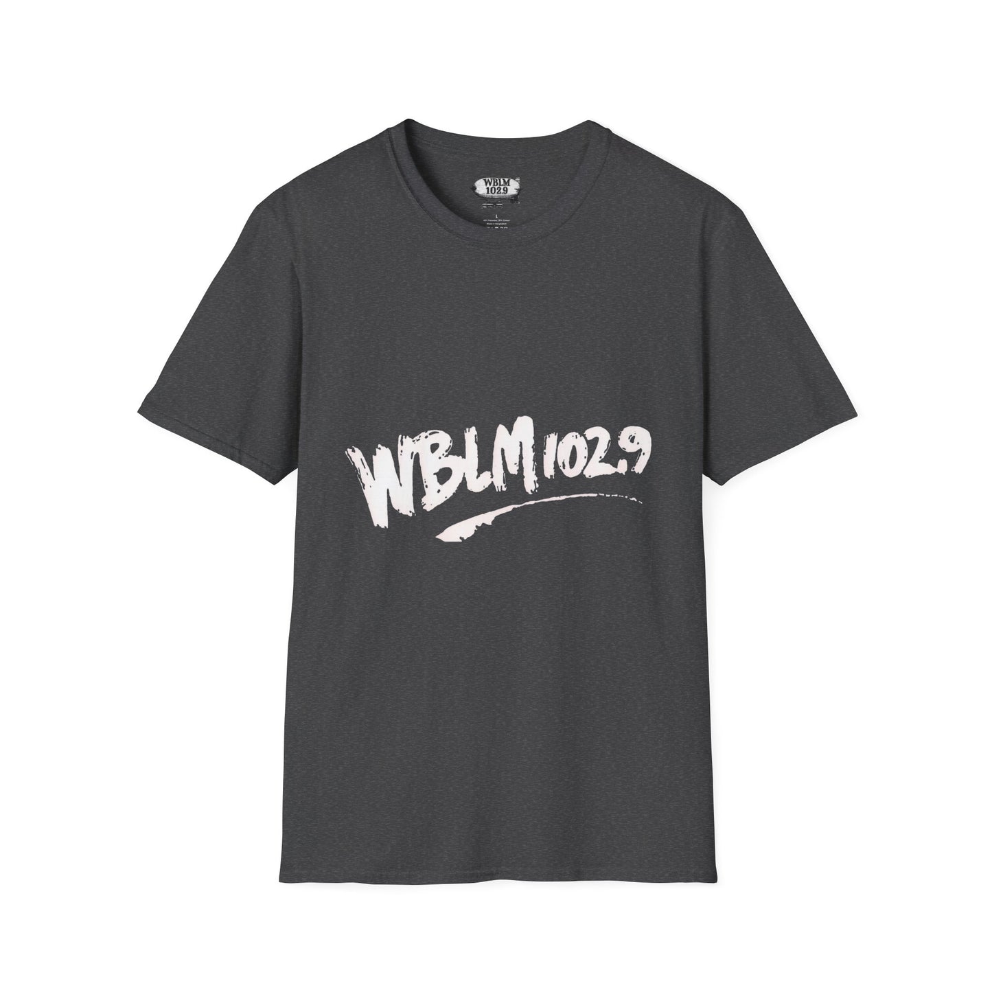 WBLM 102.9 Scrawled Logo Soft Heather Tee