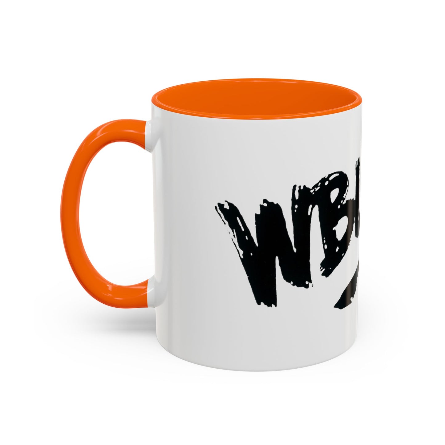 WBLM 102.9 Black Scrawl Logo Ceramic Coffee Mug