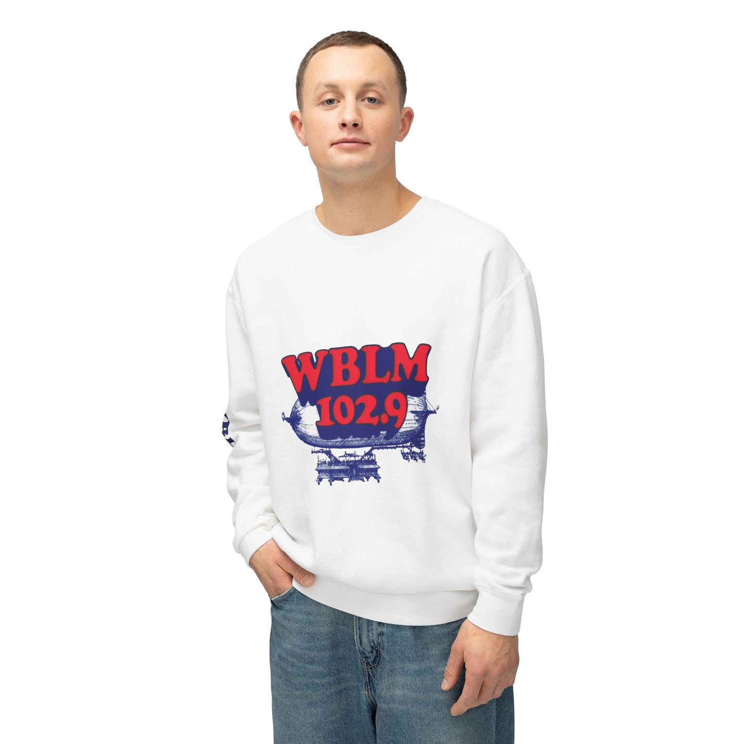 WBLM 102.9 Retro Logo Crewneck Sweatshirt